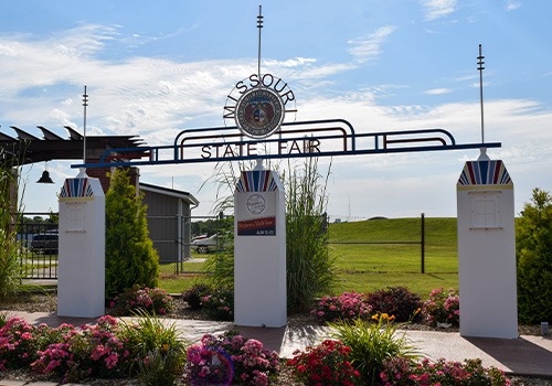 A mini version of the main gate